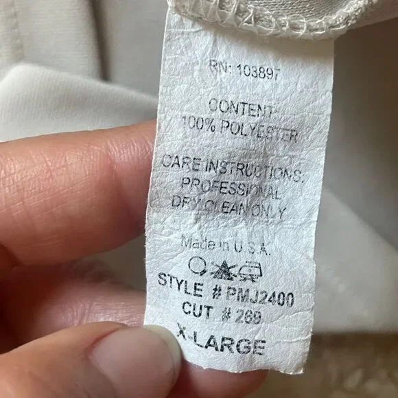 White House black‎ market women's cream sleeveless twist tank XL - Picture 8 of 8